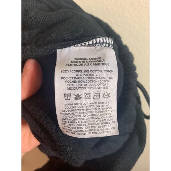 Nike Air Jordon Black Sweatpants Standard Fit Size Large Athleisure Fitness Z2 - Picture 6 of 6